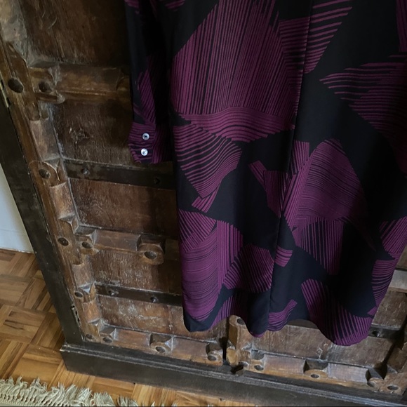 Calvin Klein bold geometric print silk tunic dress - Picture 3 of 12